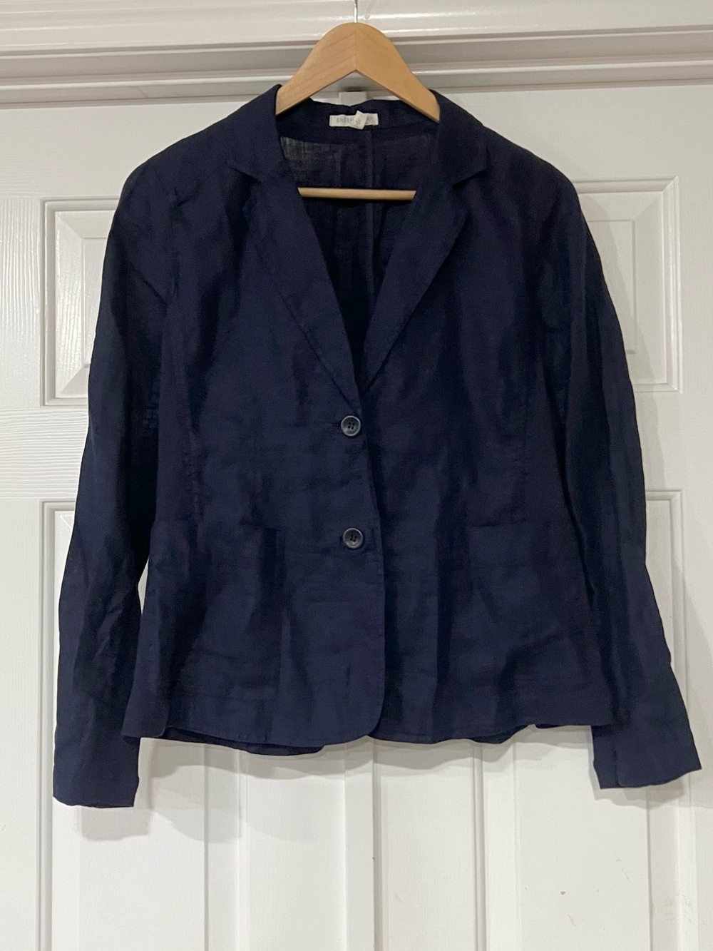 Eileen Fisher | 100% Irish Linen Blazer Jacket